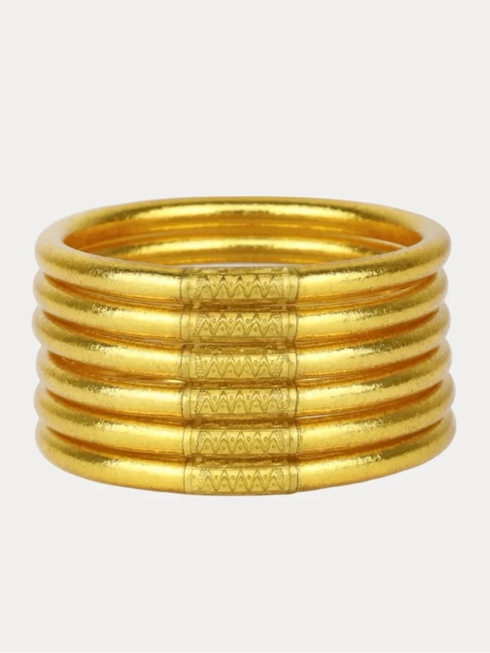 BuDdhaGurl All Weather Bangles Bracelet Set (6) - Sz M